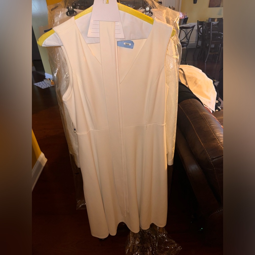 Calvin Klein Women’s White Dress